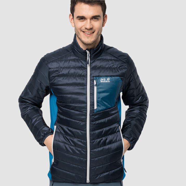 Jack Wolfskin Mens Routeburn Windproof Jacket Blue 369524OTX